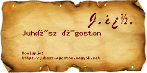 Juhász Ágoston névjegykártya